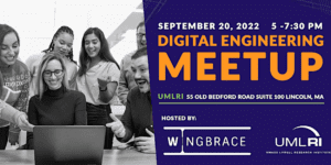 Digital Engineering Networking event for those in business, academia, and/or government interested in digital engineering